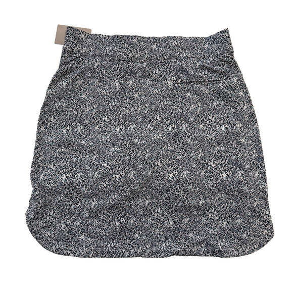 Peter Millar Skort Womens Small Gray Print Golf UPF 50+ 18 Inch Alice Petal NWT - Picture 8 of 8